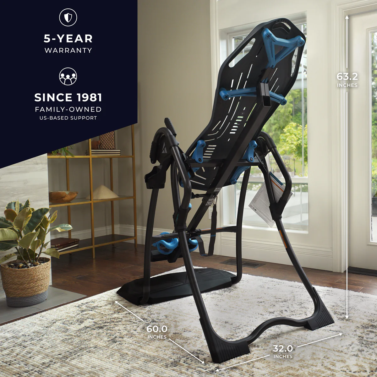 Механічний інверсійний стіл Teeter HANG UPS FitSpine LX9 Inversion Table